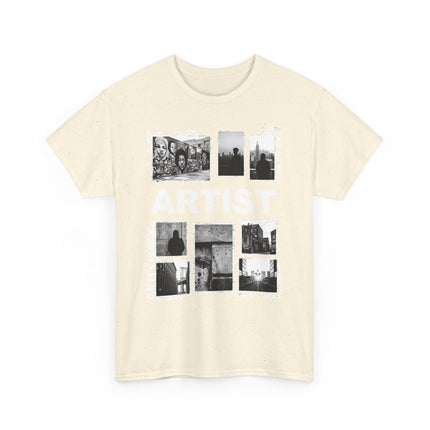 Artist Photo Collage Tee — "ARTIST" Graphic T-Shirt