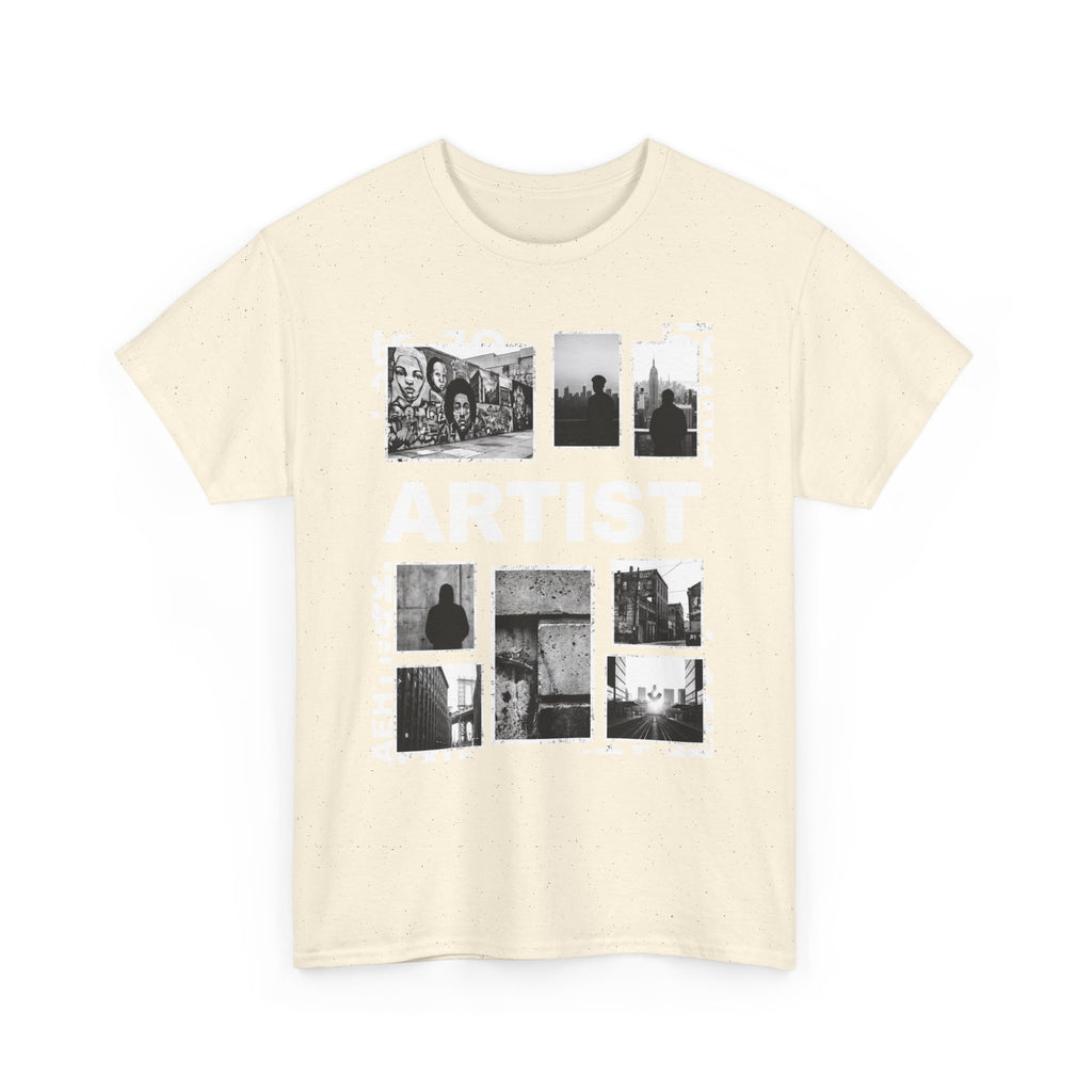 Artist Photo Collage Tee — "ARTIST" Graphic T-Shirt