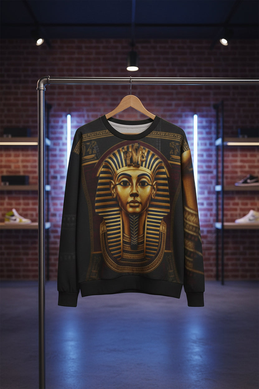 Awakened Kemetic Royalty Crewneck Sweatshirt #1