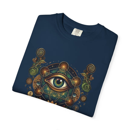Geometric Eye Themed T-Shirt