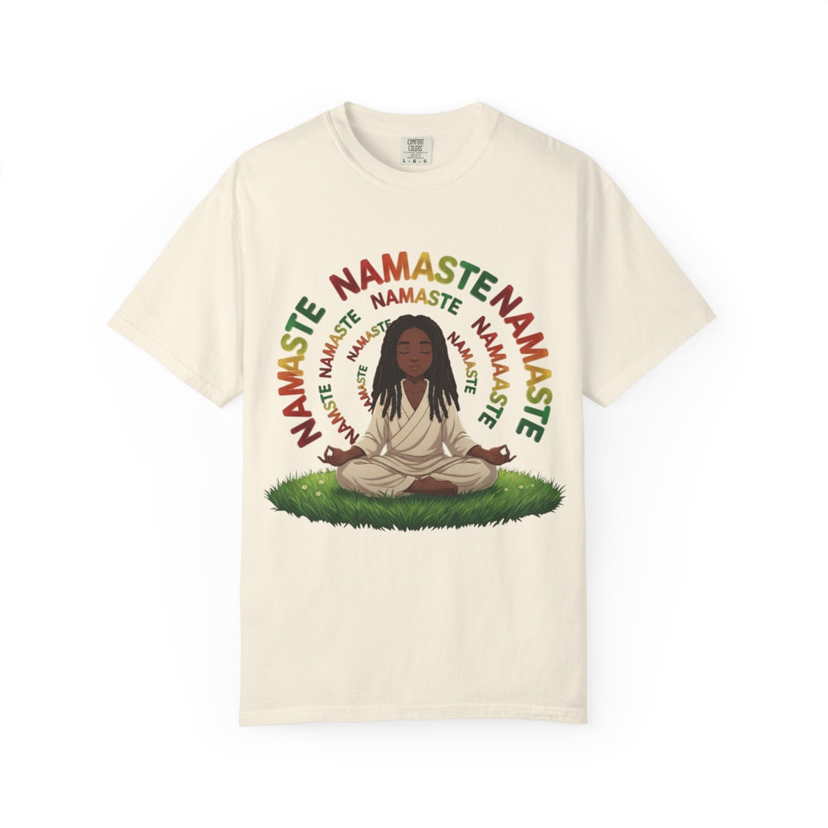 Namaste Meditation T-Shirt — Peaceful Yoga Graphic Tee