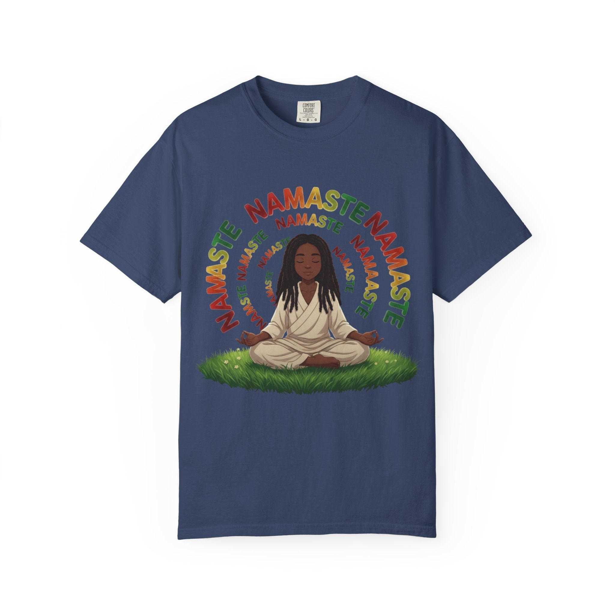 Namaste Meditation T-Shirt — Peaceful Yoga Graphic Tee