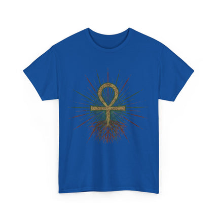 Root Chakra Grounded Ankh T-Shirt (Unisex)