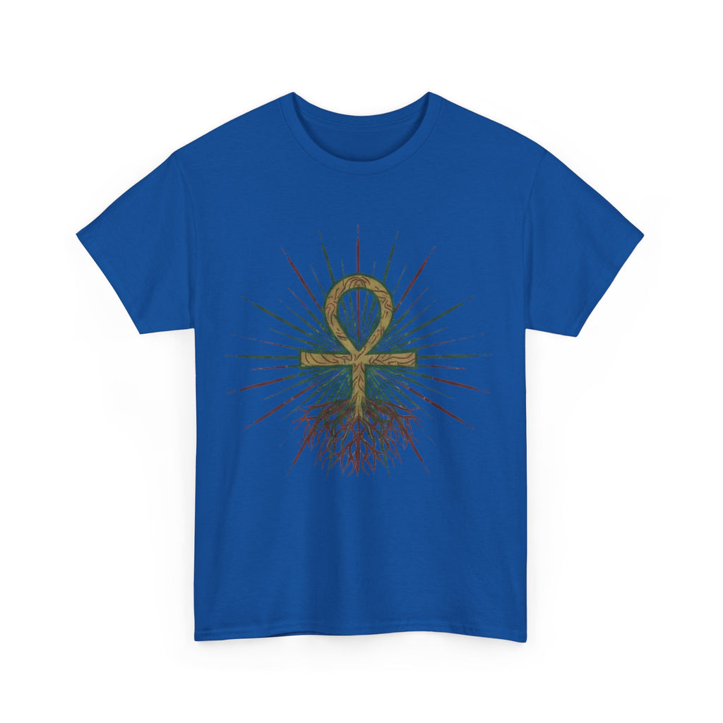Root Chakra Grounded Ankh T-Shirt (Unisex)