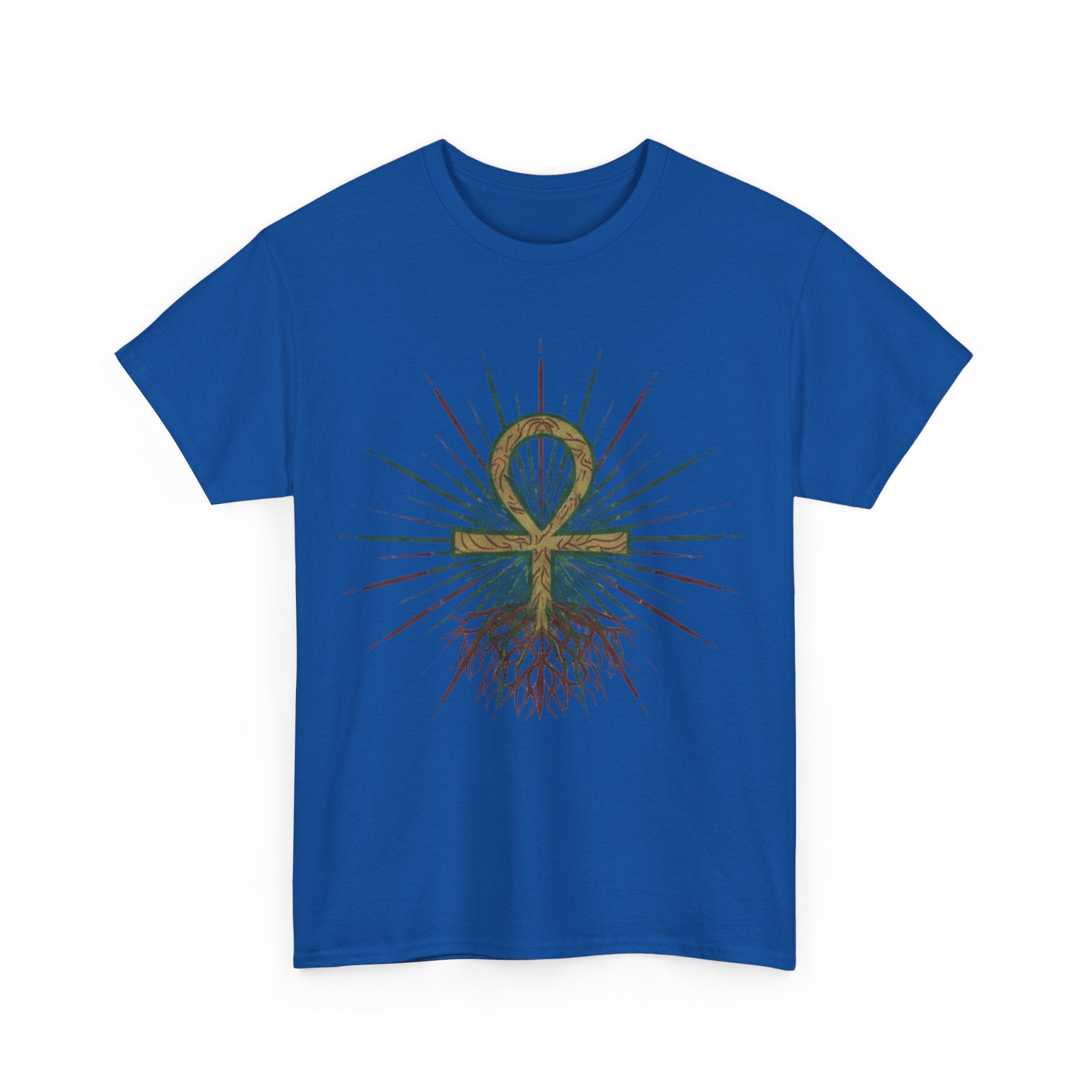 Root Chakra Grounded Ankh T-Shirt (Unisex)
