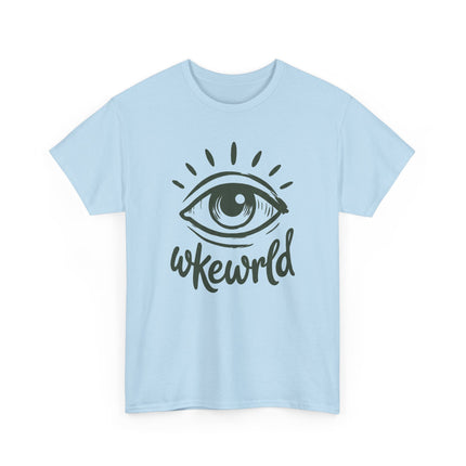 Eye Graphic Tee — 'Woke World' Retro Eye Illustration T‑Shirt