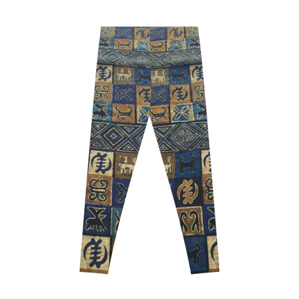 garment print Leggings — Vintage Egyptian Art All-Over Print