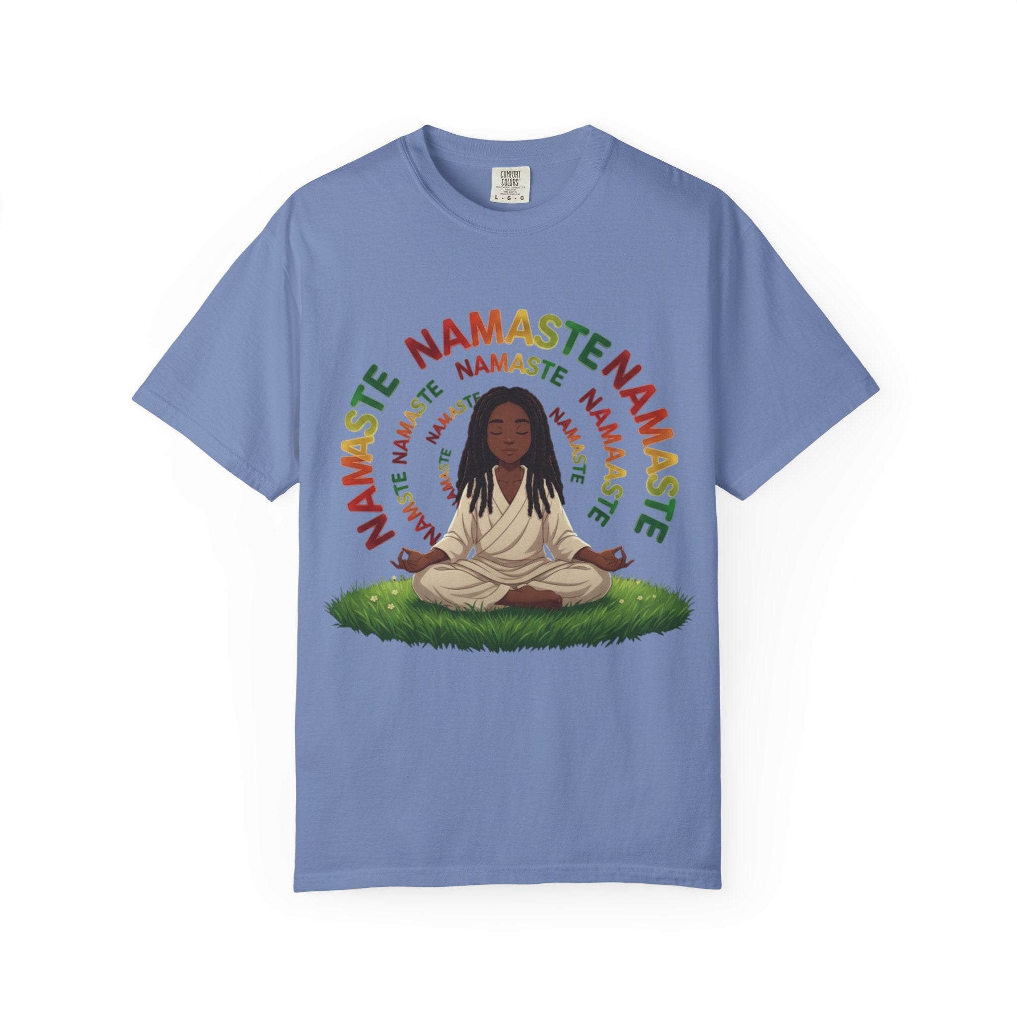 Namaste Meditation T-Shirt — Peaceful Yoga Graphic Tee