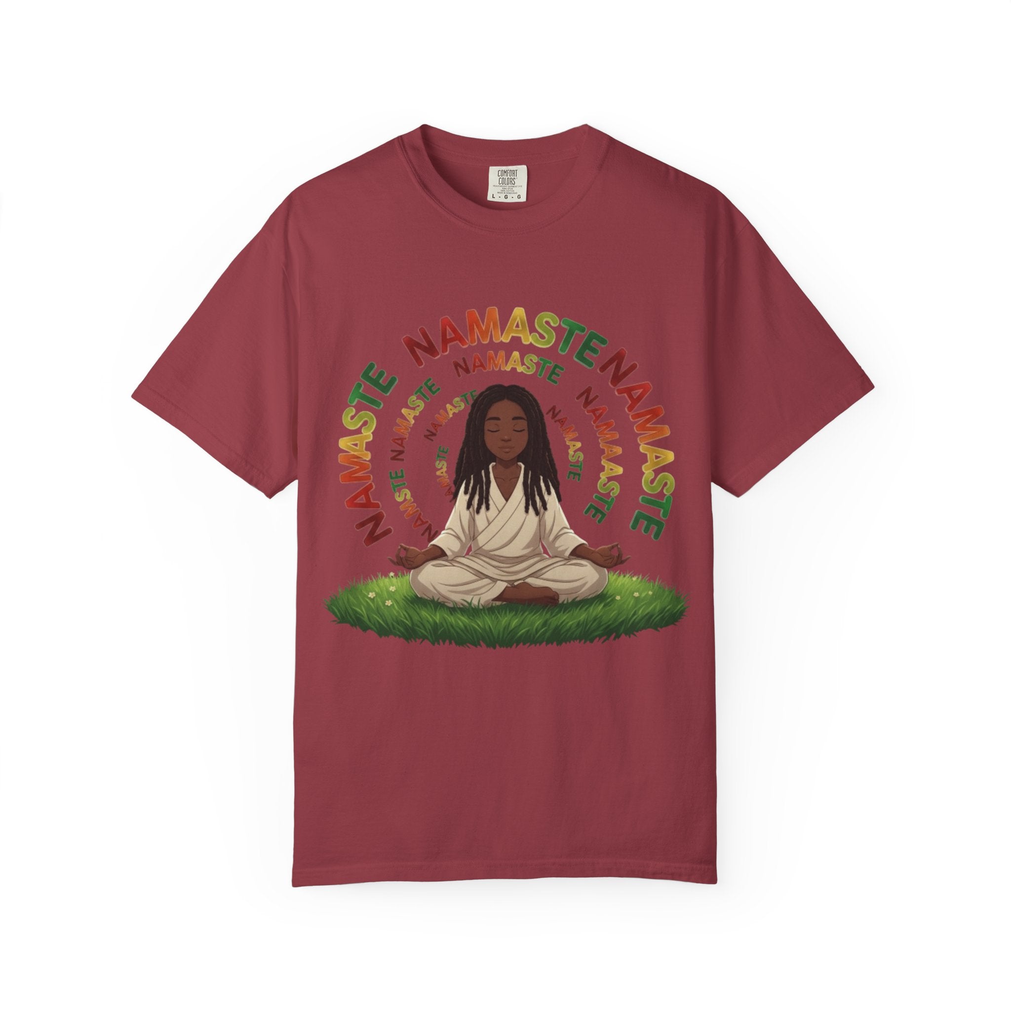 Namaste Meditation T-Shirt — Peaceful Yoga Graphic Tee