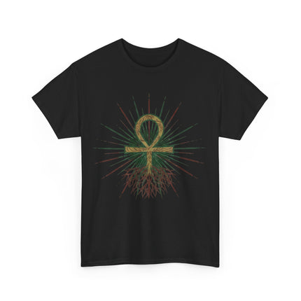 Root Chakra Grounded Ankh T-Shirt (Unisex)