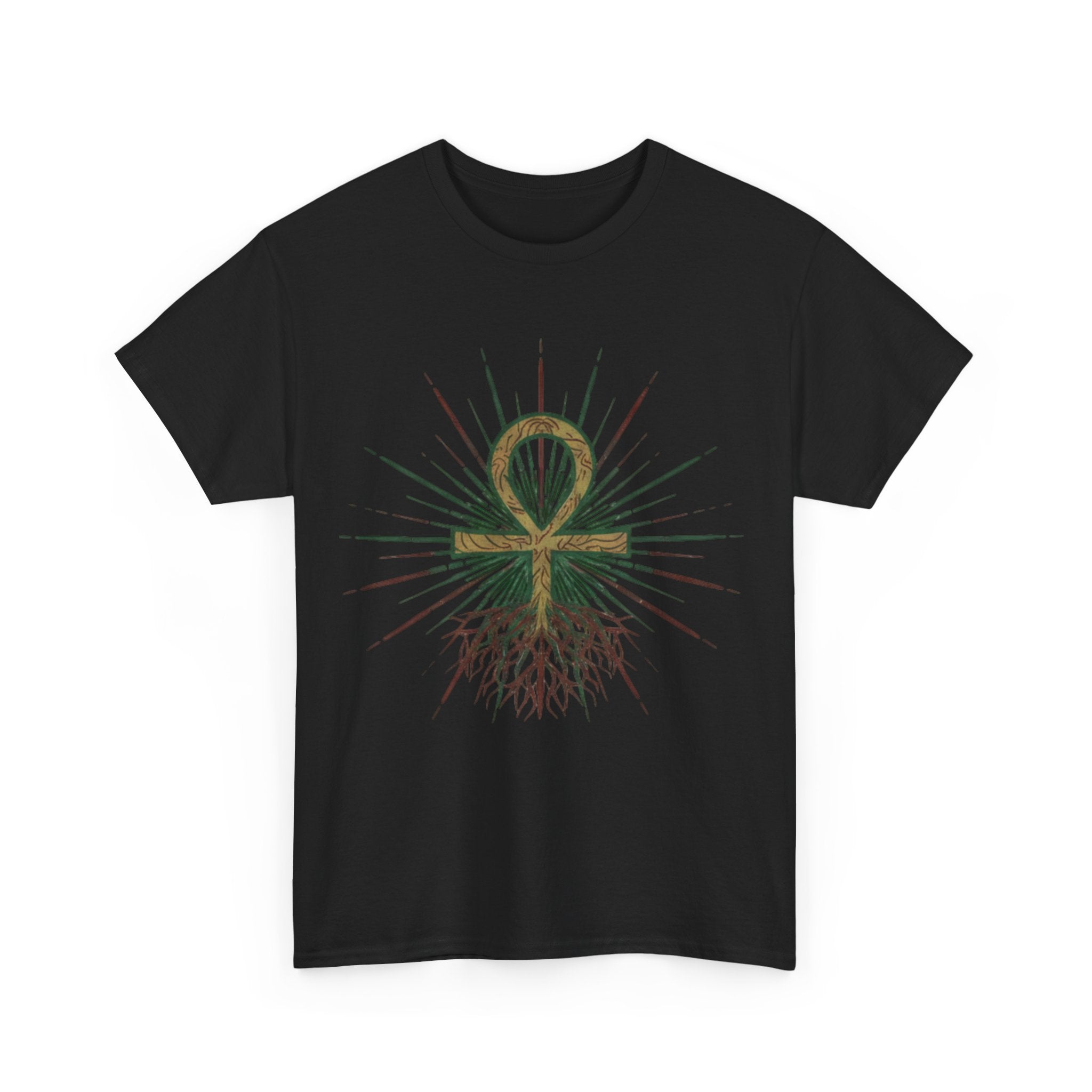 Root Chakra Grounded Ankh T-Shirt (Unisex)