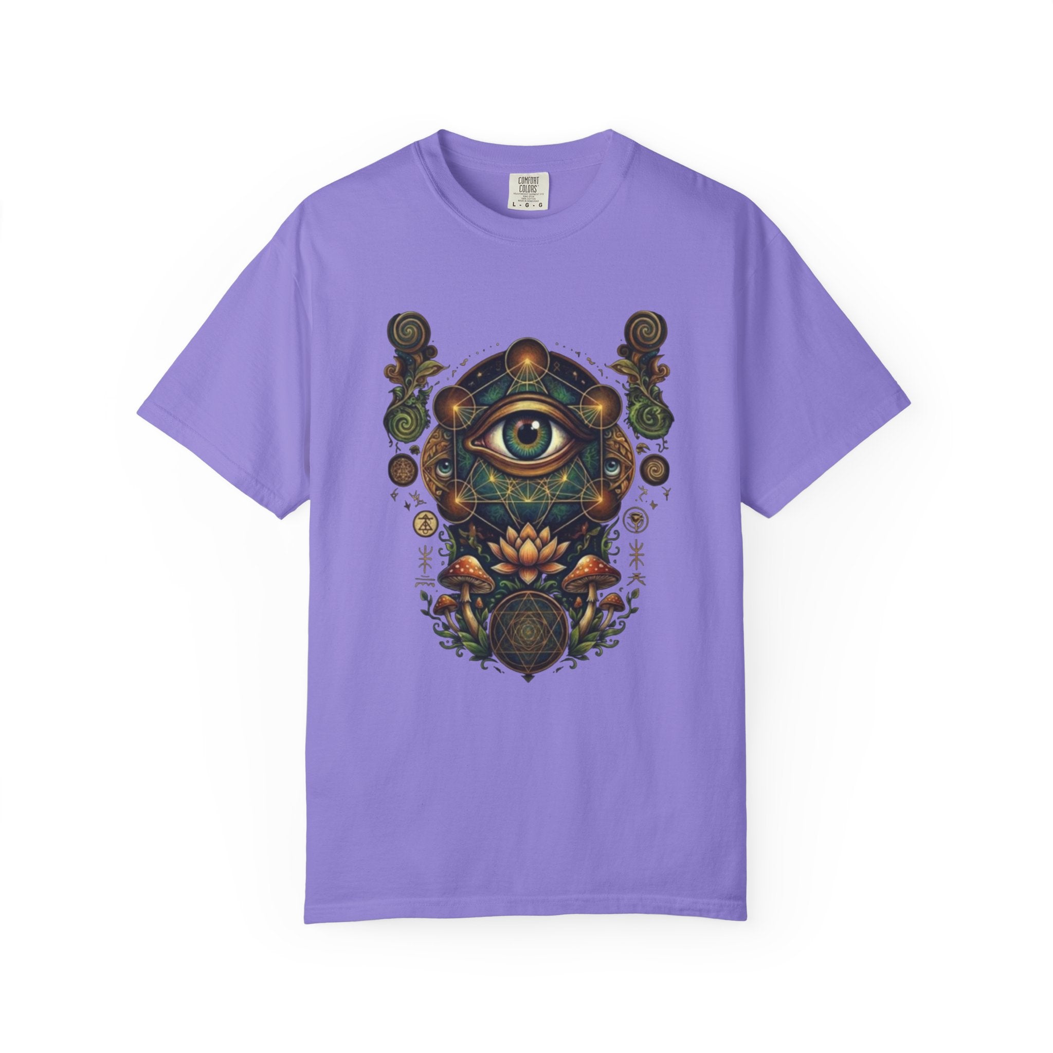 Geometric Eye Themed T-Shirt