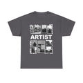 Artist Photo Collage Tee — "ARTIST" Graphic T-Shirt