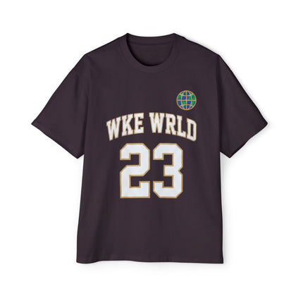 Wkewrld jersey Themed Oversized Tee — Graphic Money Face Men's Shirt