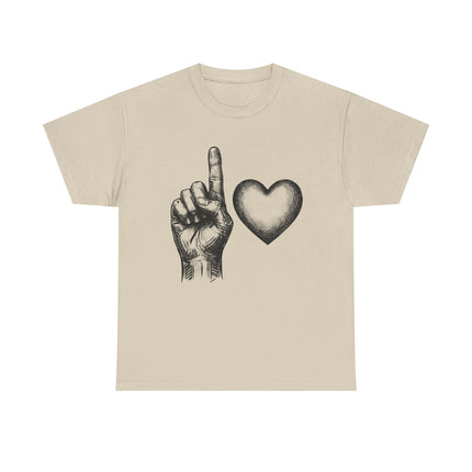 "1 love" Graphic T-Shirt