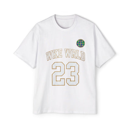 Wkewrld jersey Themed Oversized Tee — Graphic Money Face Men's Shirt