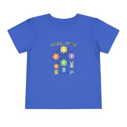 Chakra Power Toddler Tee — Colorful Kids Chakra Energy Shirt