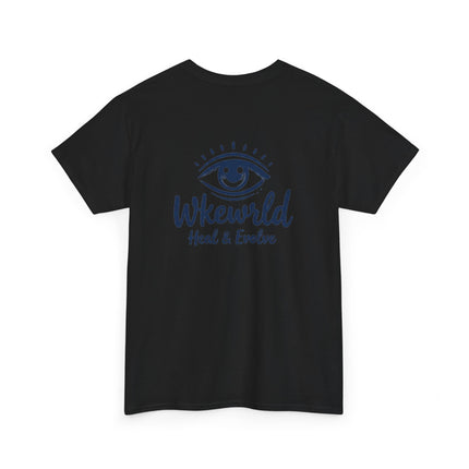 Eye Logo T‑Shirt — Wkewrld "Heal & Evolve" Graphic Tee