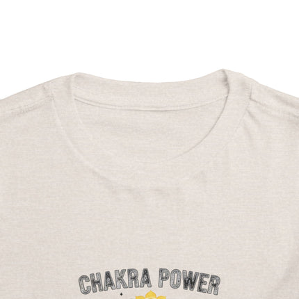 Chakra Power Toddler Tee — Colorful Kids Chakra Energy Shirt