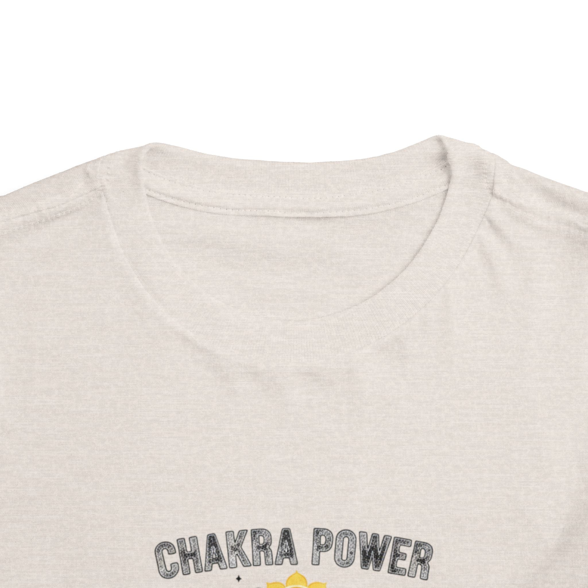 Chakra Power Toddler Tee — Colorful Kids Chakra Energy Shirt