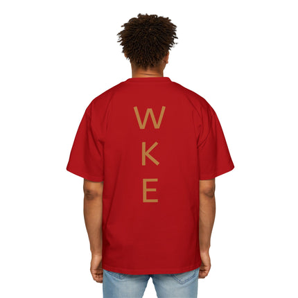 Wkewrld jersey Themed Oversized Tee — Graphic Money Face Men's Shirt