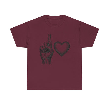 "1 love" Graphic T-Shirt