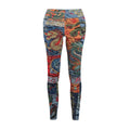 Dragon Patchwork Leggings — Women's All-Over Print Casual Yoga Pants