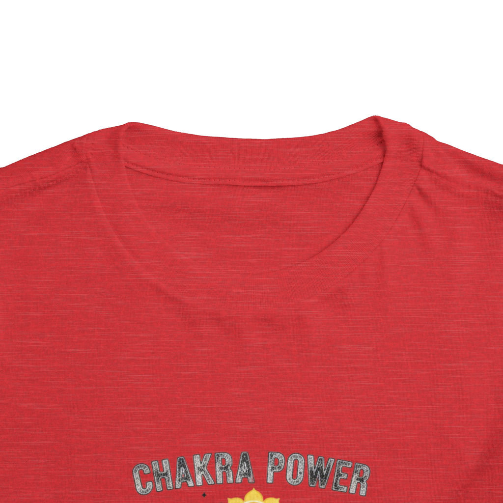 Chakra Power Toddler Tee — Colorful Kids Chakra Energy Shirt