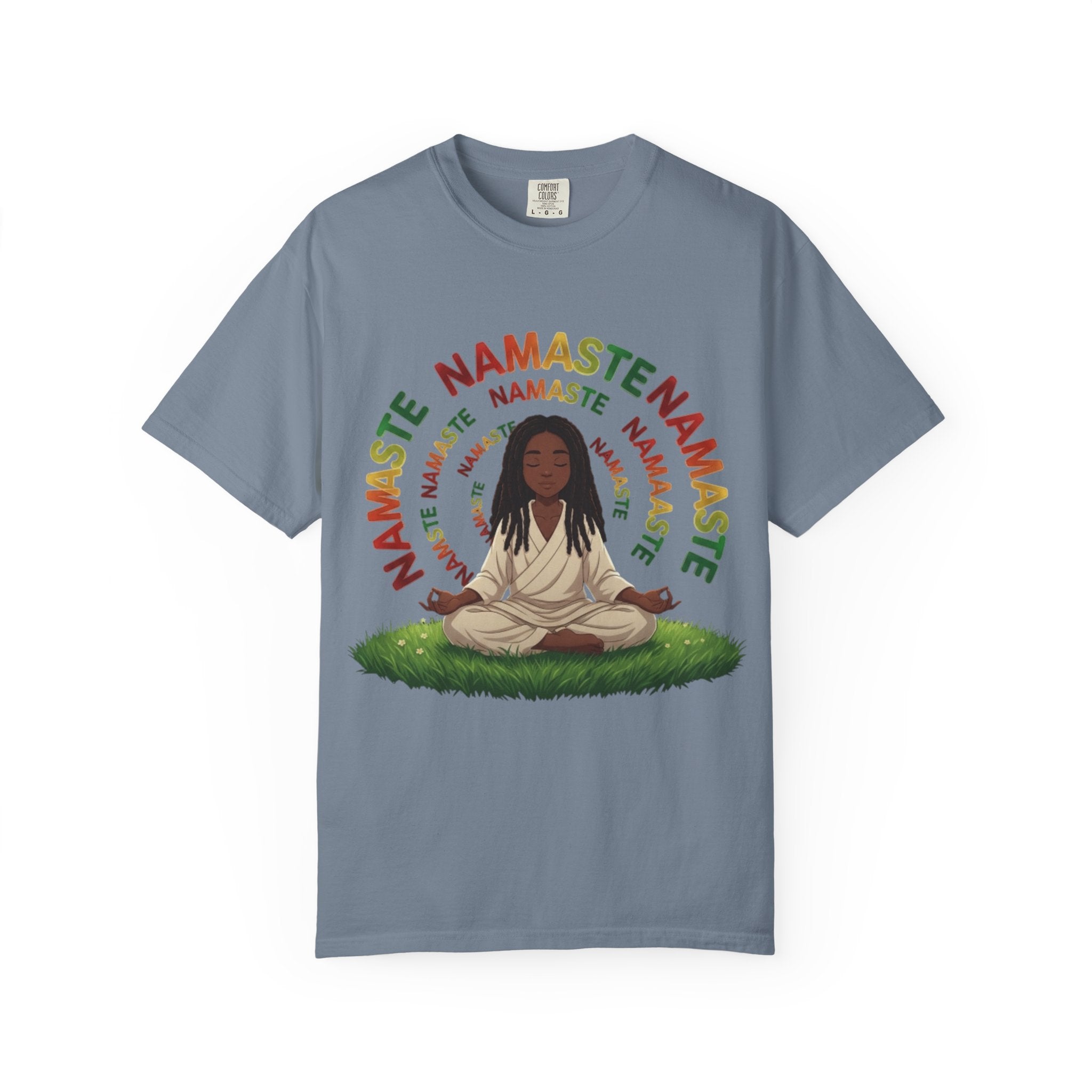 Namaste Meditation T-Shirt — Peaceful Yoga Graphic Tee