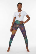 Celestial Psychedelic Vision All-Over Leggings #5