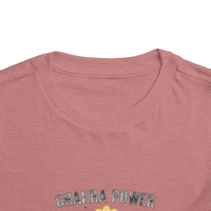 Chakra Power Toddler Tee — Colorful Kids Chakra Energy Shirt
