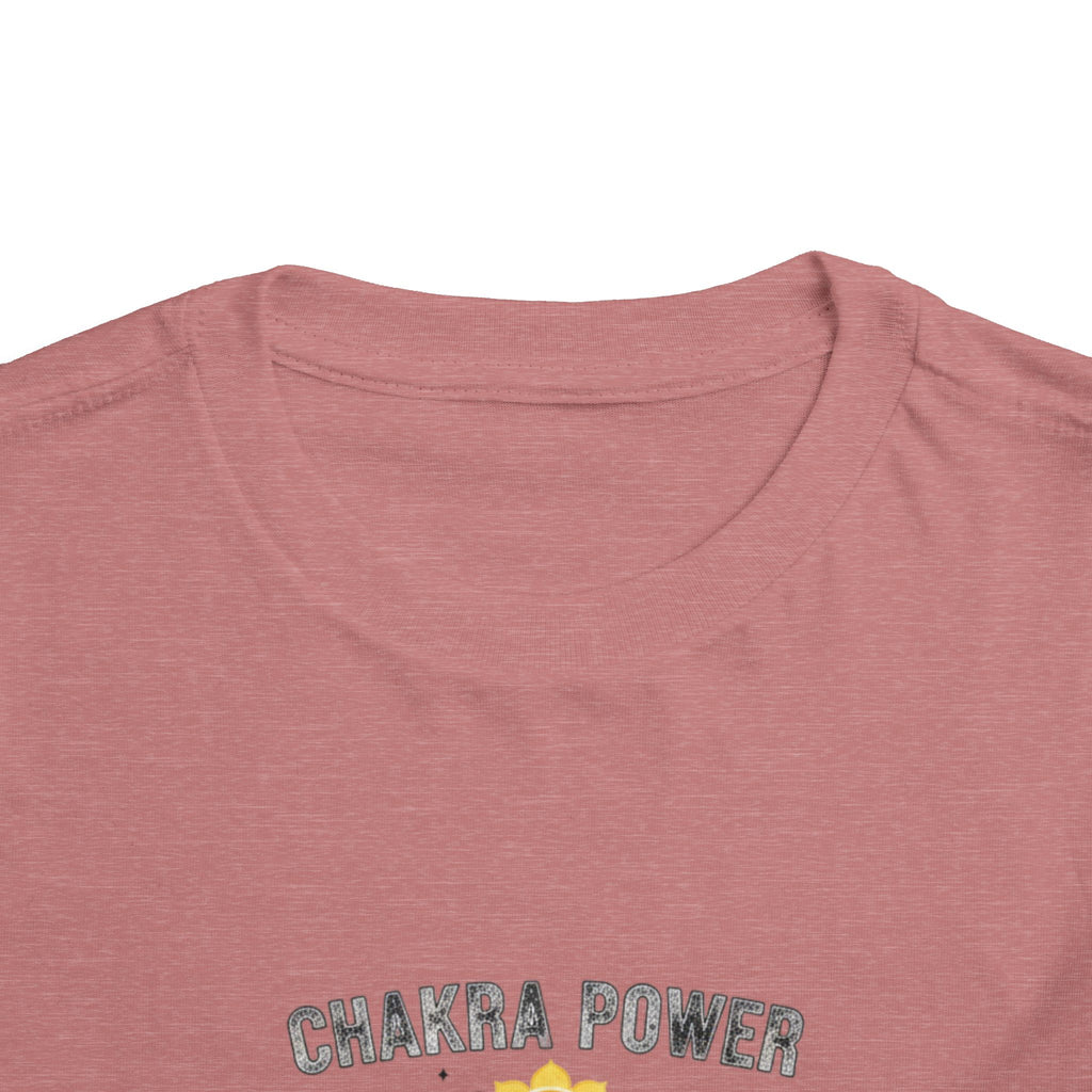 Chakra Power Toddler Tee — Colorful Kids Chakra Energy Shirt