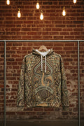 Mushroom Psychedelic Hoodie – Trippy Brown All-Over Print Pullover