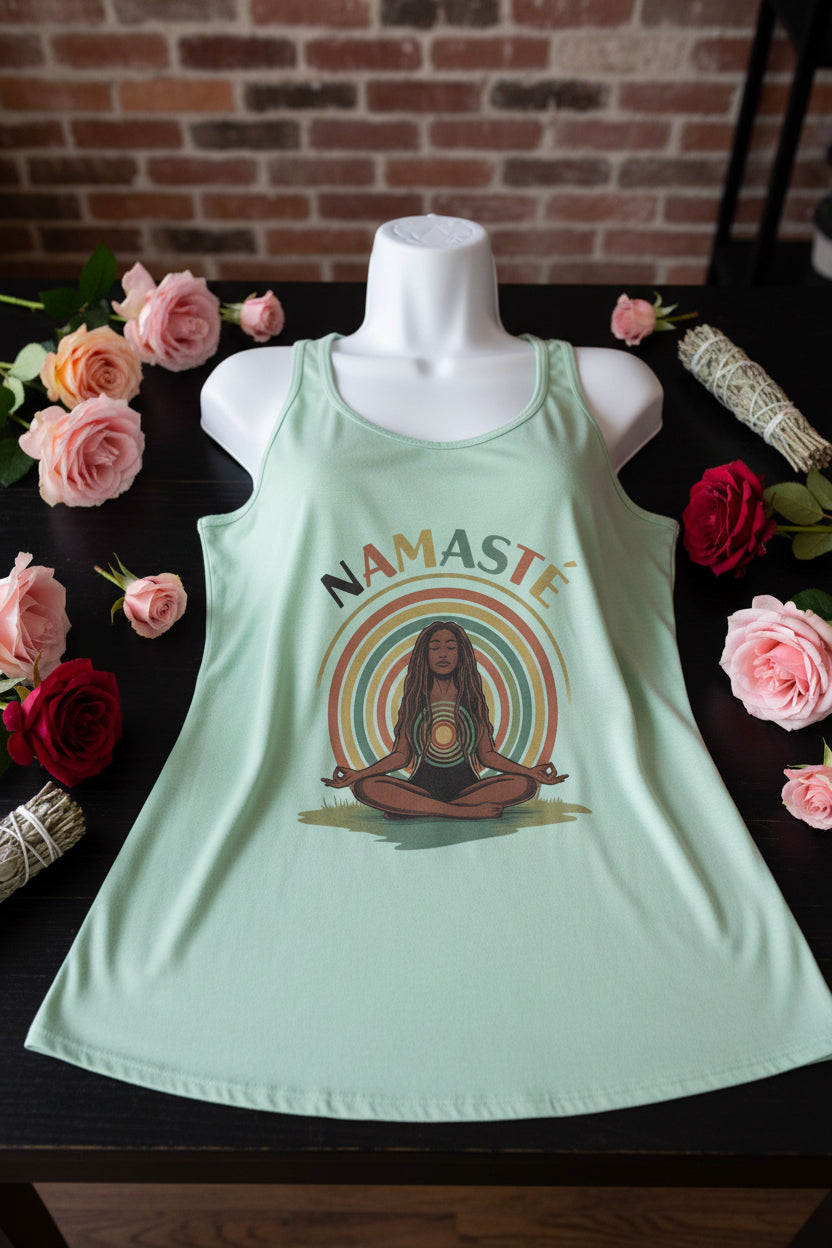 Mystic Meditation Vibes Women's Tank Top #1