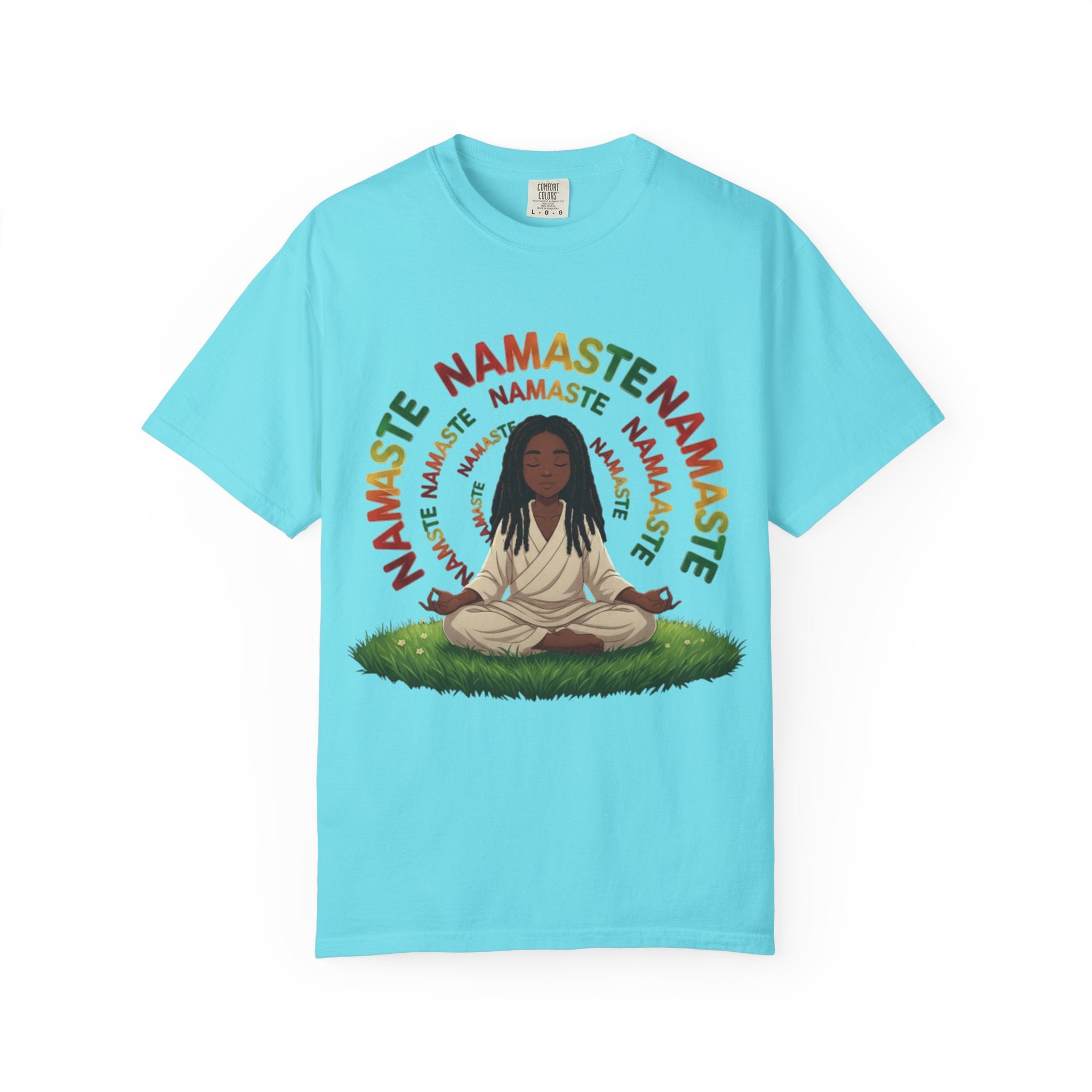 Namaste Meditation T-Shirt — Peaceful Yoga Graphic Tee