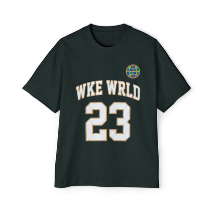 Wkewrld jersey Themed Oversized Tee — Graphic Money Face Men's Shirt