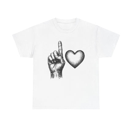 "1 love" Graphic T-Shirt