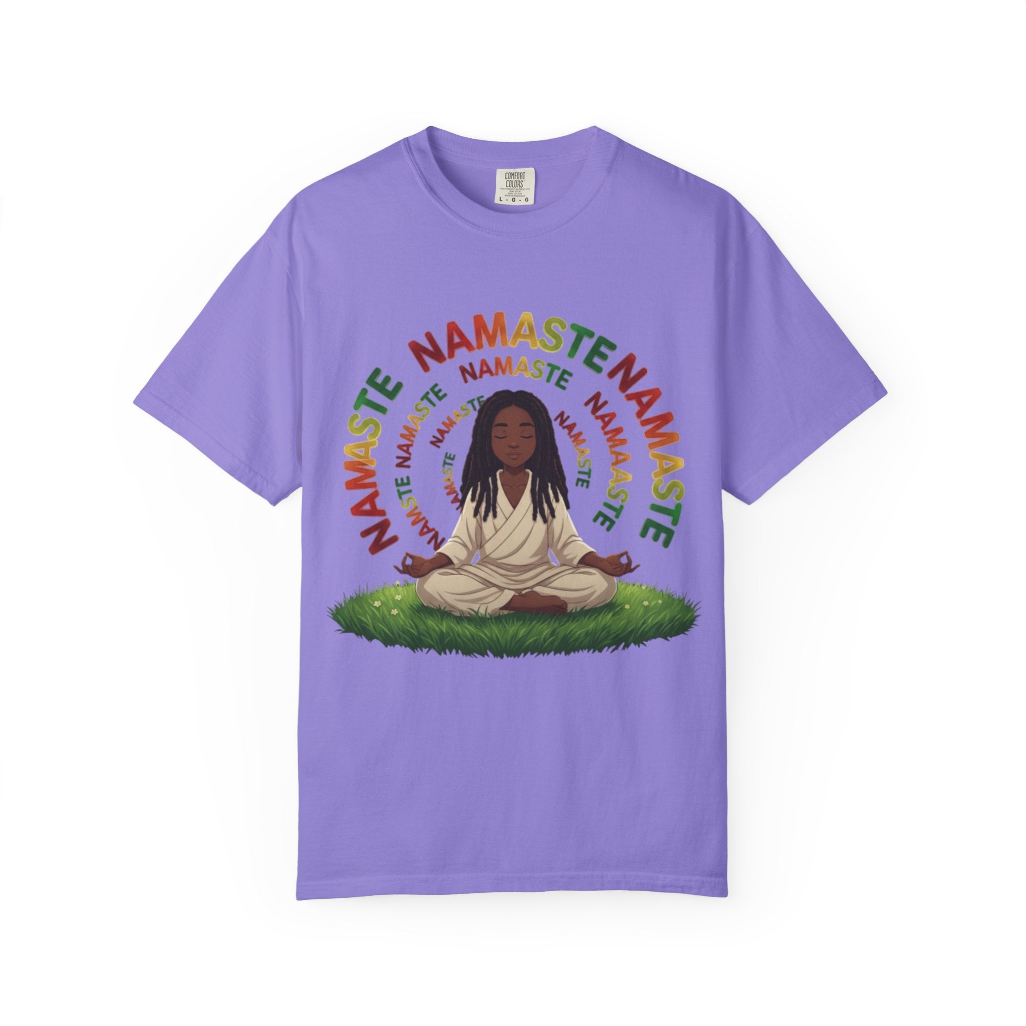 Namaste Meditation T-Shirt — Peaceful Yoga Graphic Tee