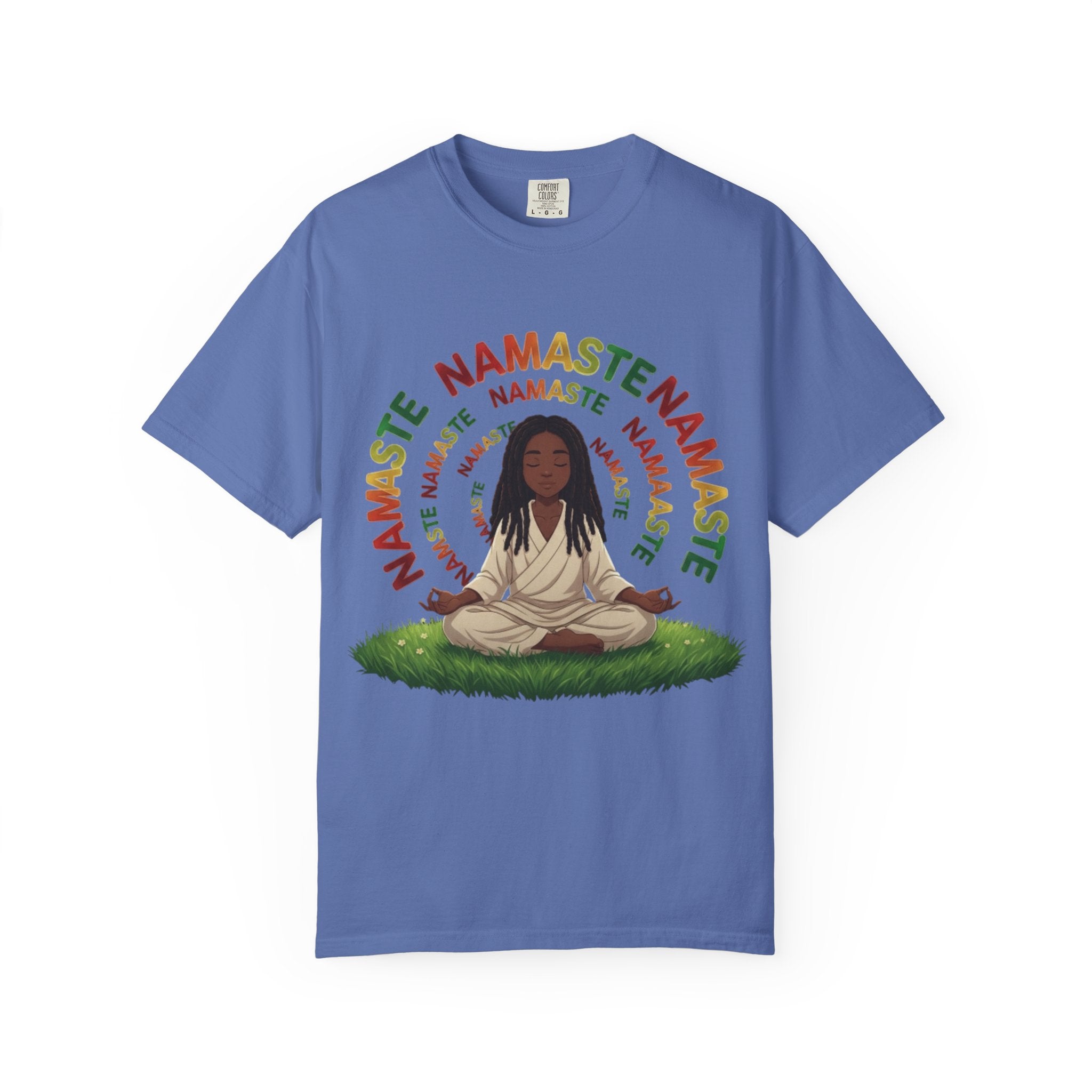 Namaste Meditation T-Shirt — Peaceful Yoga Graphic Tee