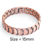 Max Power - 15 MM Wide / 44+ Magnets - Link Bracelet