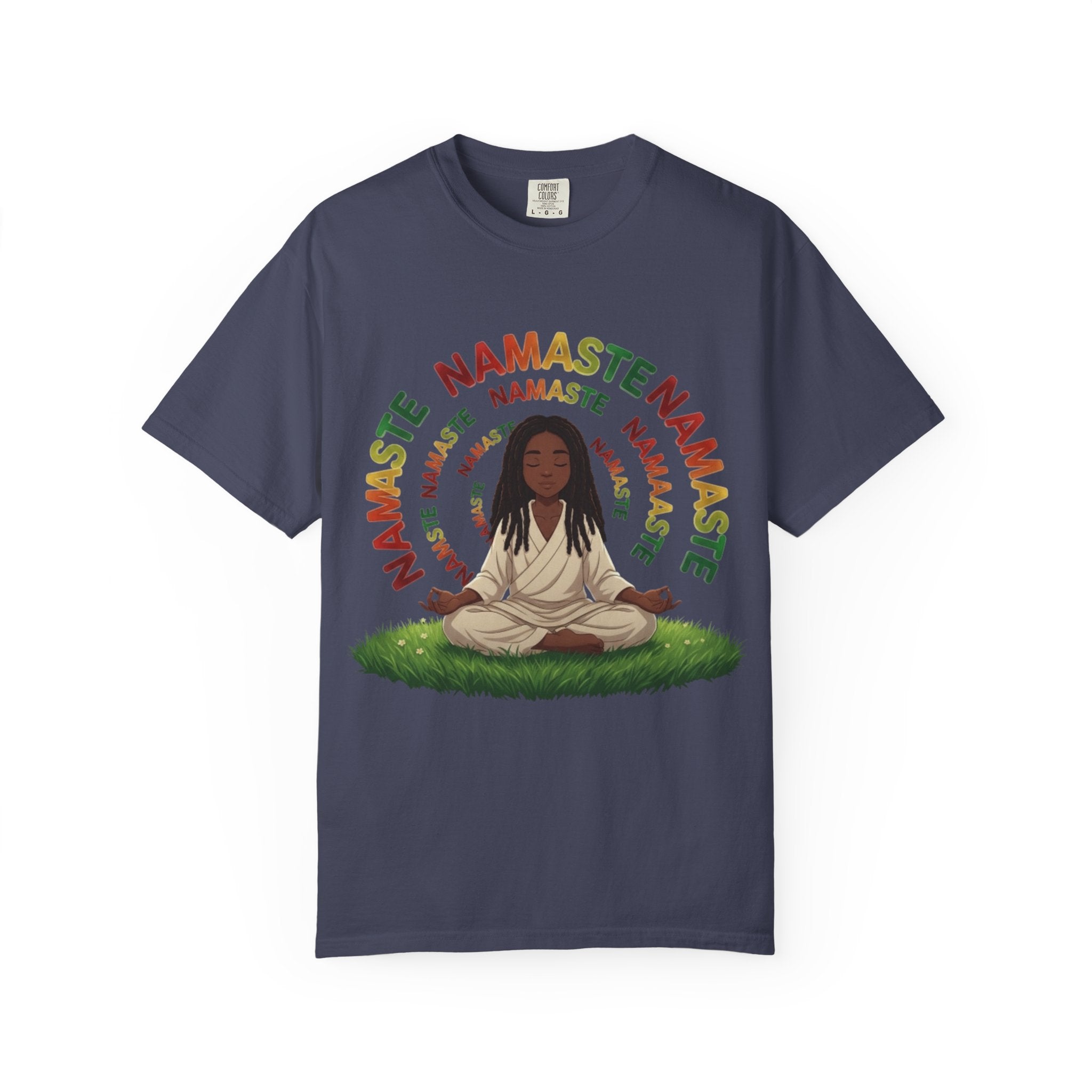 Namaste Meditation T-Shirt — Peaceful Yoga Graphic Tee