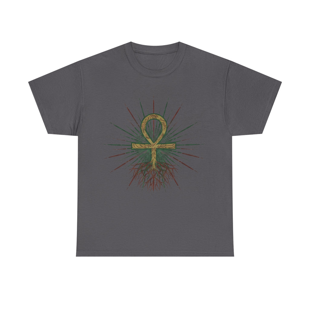 Root Chakra Grounded Ankh T-Shirt (Unisex)