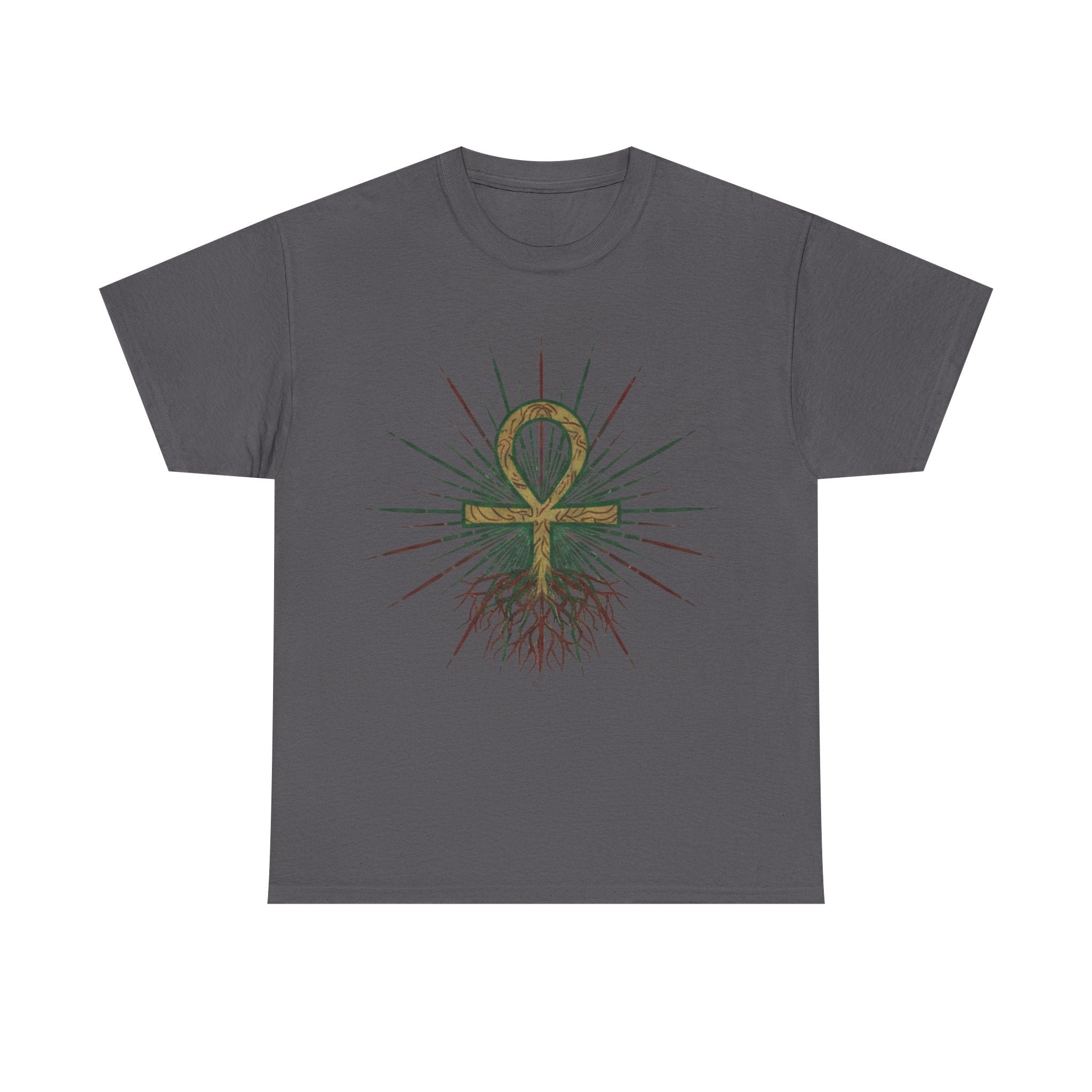 Root Chakra Grounded Ankh T-Shirt (Unisex)