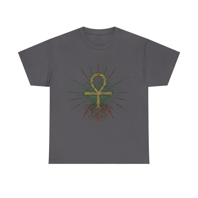 Root Chakra Grounded Ankh T-Shirt (Unisex)