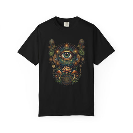 Geometric Eye Themed T-Shirt