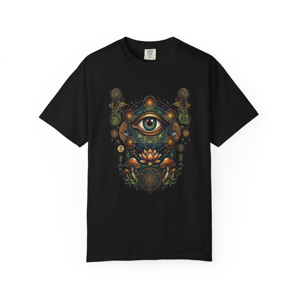 Geometric Eye Themed T-Shirt