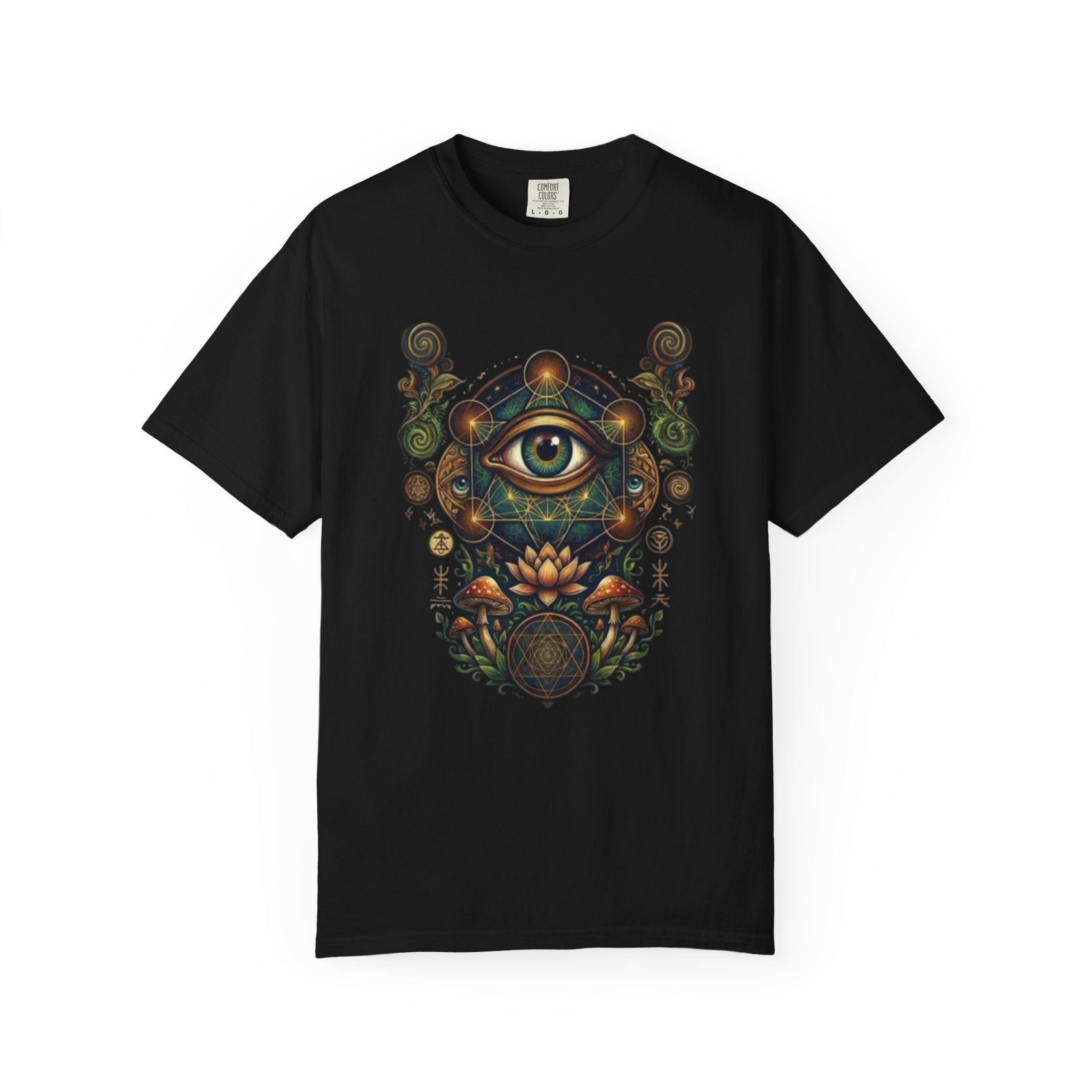 Geometric Eye Themed T-Shirt