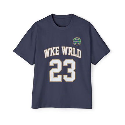 Wkewrld jersey Themed Oversized Tee — Graphic Money Face Men's Shirt