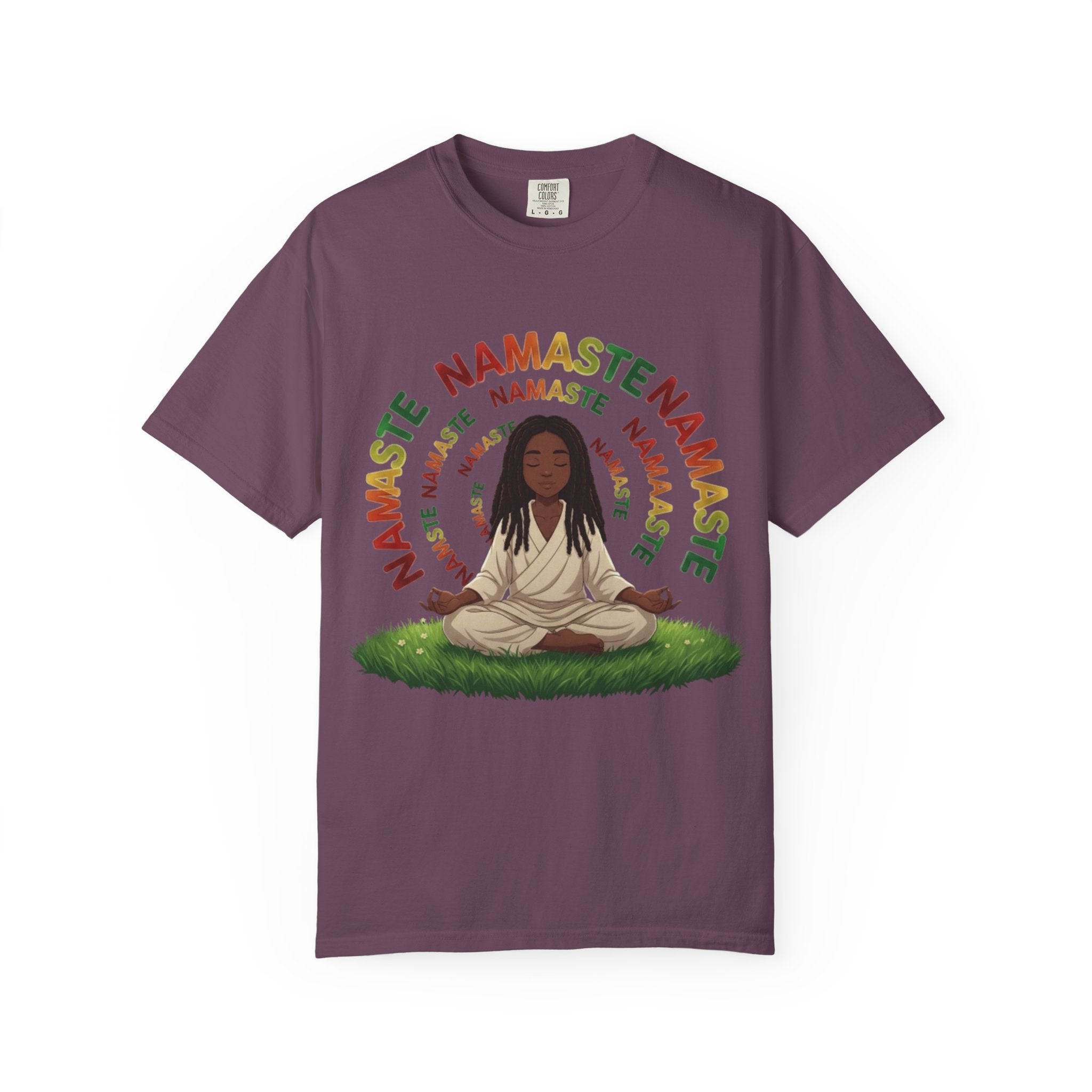 Namaste Meditation T-Shirt — Peaceful Yoga Graphic Tee