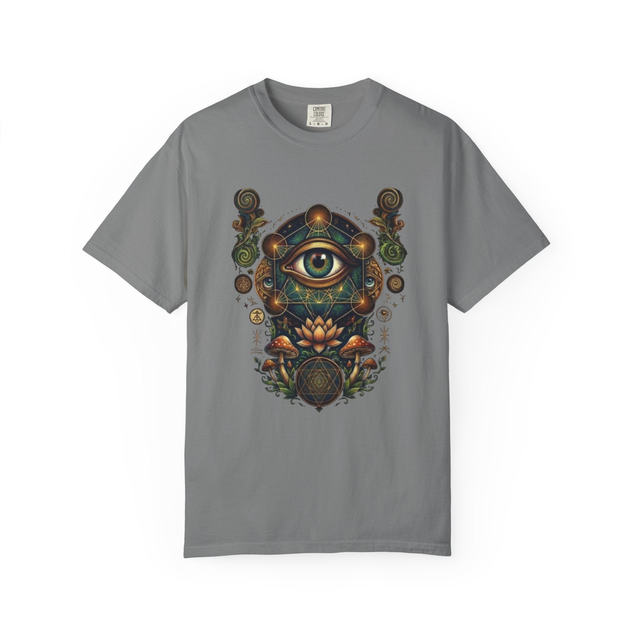 Geometric Eye Themed T-Shirt